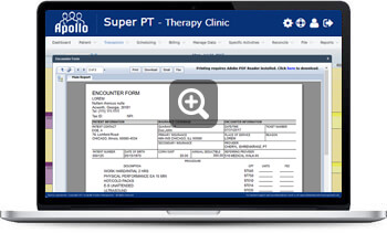 Encounter form Encounter form